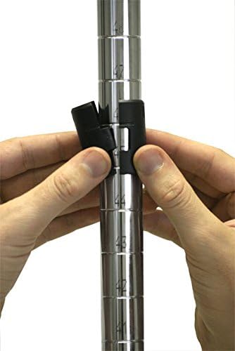 Omega 18" Deep x 30" Wide x 36" High 3 Tier Chrome Starter Shelving Unit