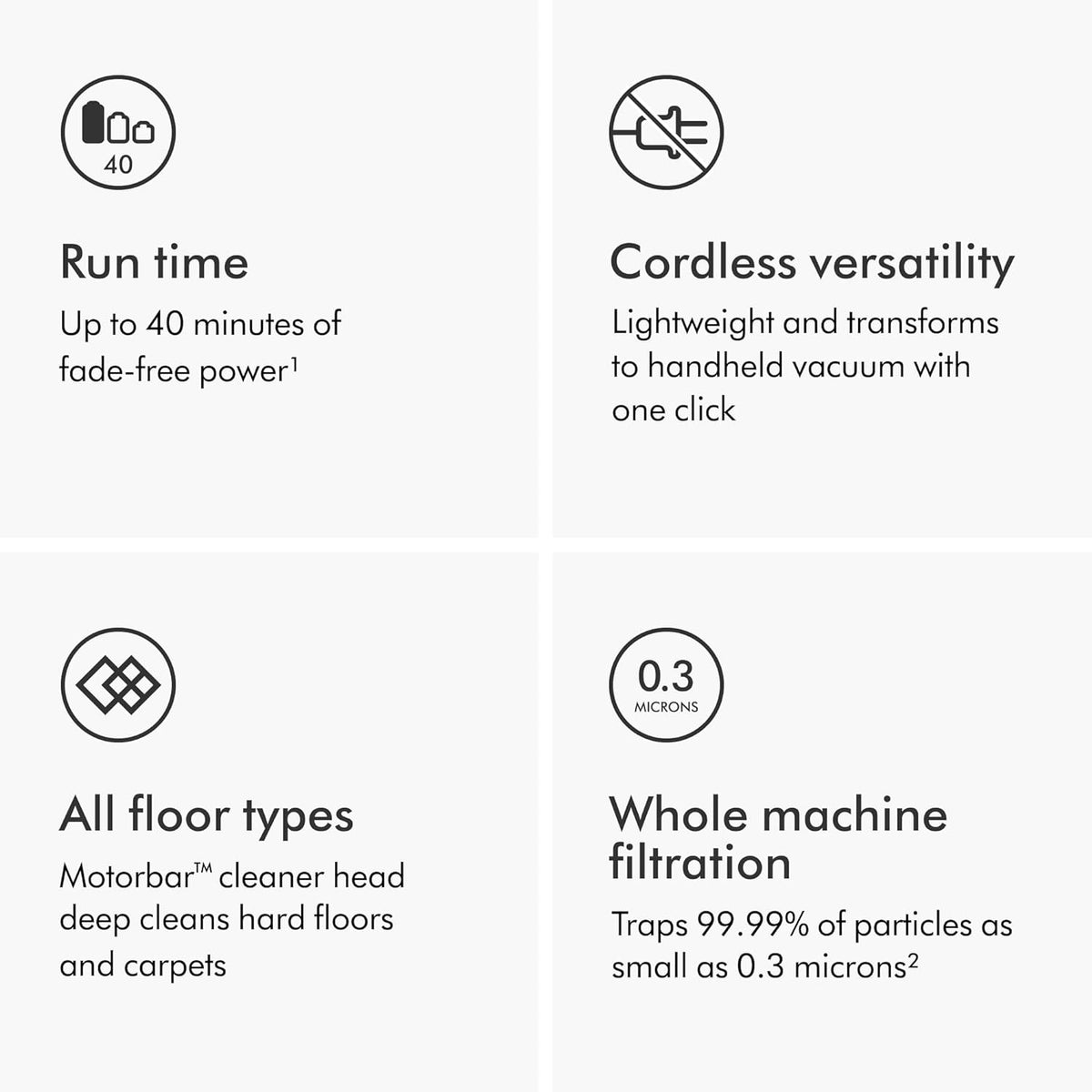 Dyson V8 Plus Cordless Vacuum, Silver/Nickel