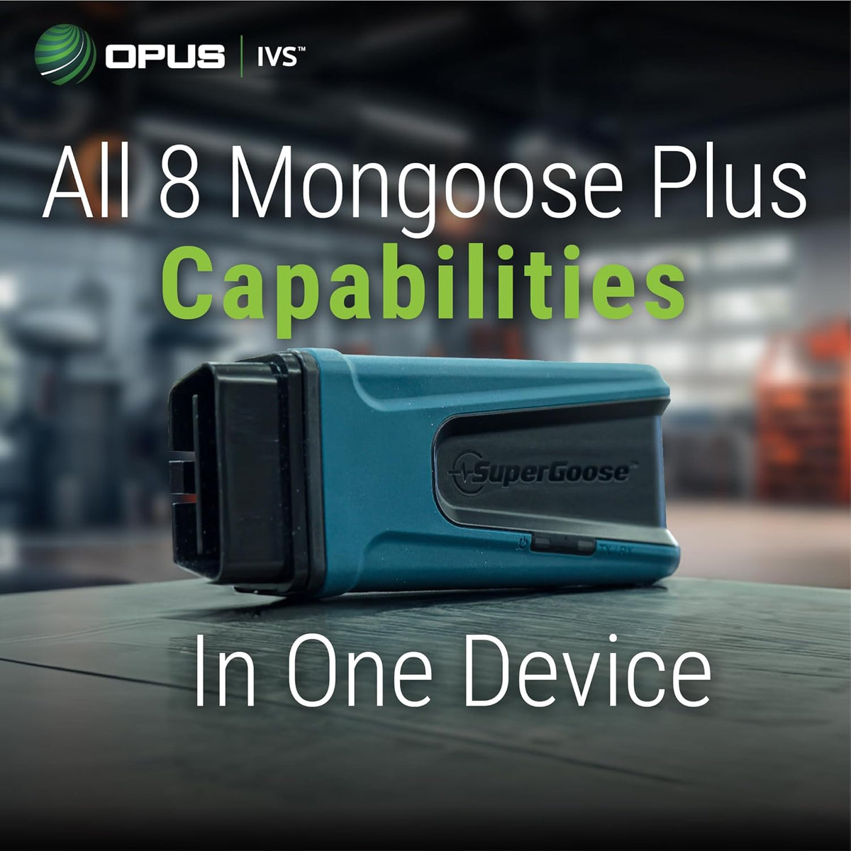 Opus IVS SuperGoose-Plus J2534 OEM Vehicle Interface Cable - OEM Reprogramming and Diagnostics for Multiple OEM Makes
