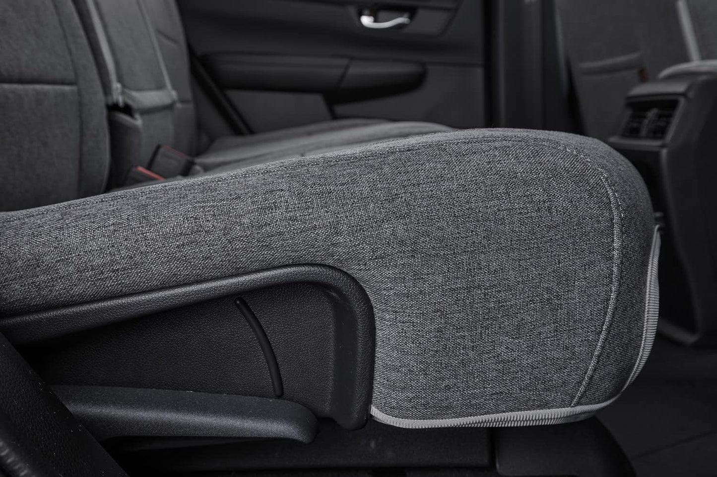 coverdream CRV Seat Covers Custom Fit for 2015 2016 Honda CRV LX,EX,SE,EX-L,Touring,Full Coverage,Airbag Compatible,Polyester Car Seat Protector(Full Set,Gray)