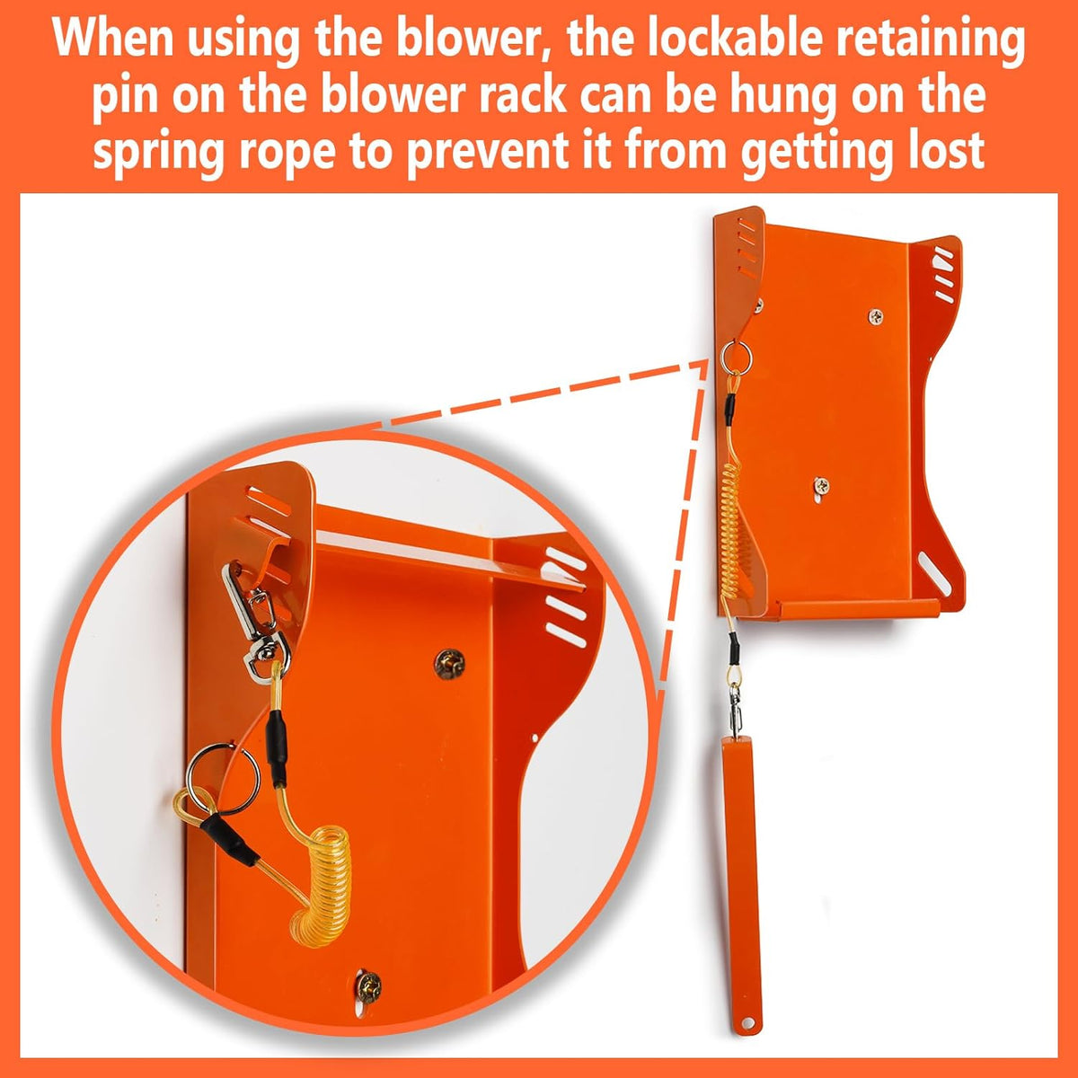 Blower Rack Compatible with Stihl BG-50, BG-56, BG-66, BG-86, Handheld Blower Holder Mount Rack, Lawn Care Accessories, Garage Storage, Weed Eater Hanger