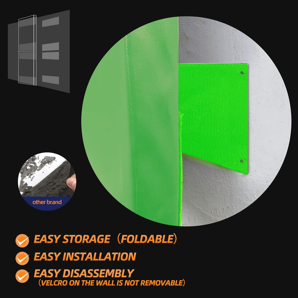 PROGOAL 2"/4" Thick Foam Protection Wall Pad,Gym Basketball-Court Protectors,Durable Waterproof Padding for Wall-Mounted Basketball Hoops(60" L x 20" W)…