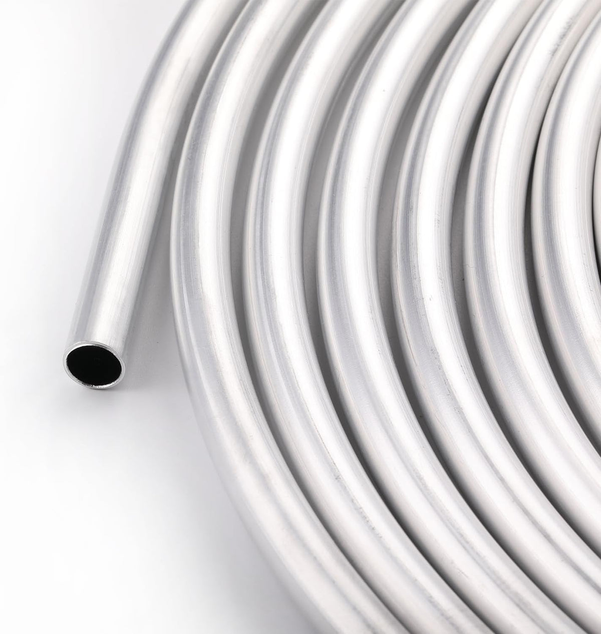 5/8" OD Aluminum Hard Fuel Line Hardline Tube Tubing Coil 25 Feet Roll