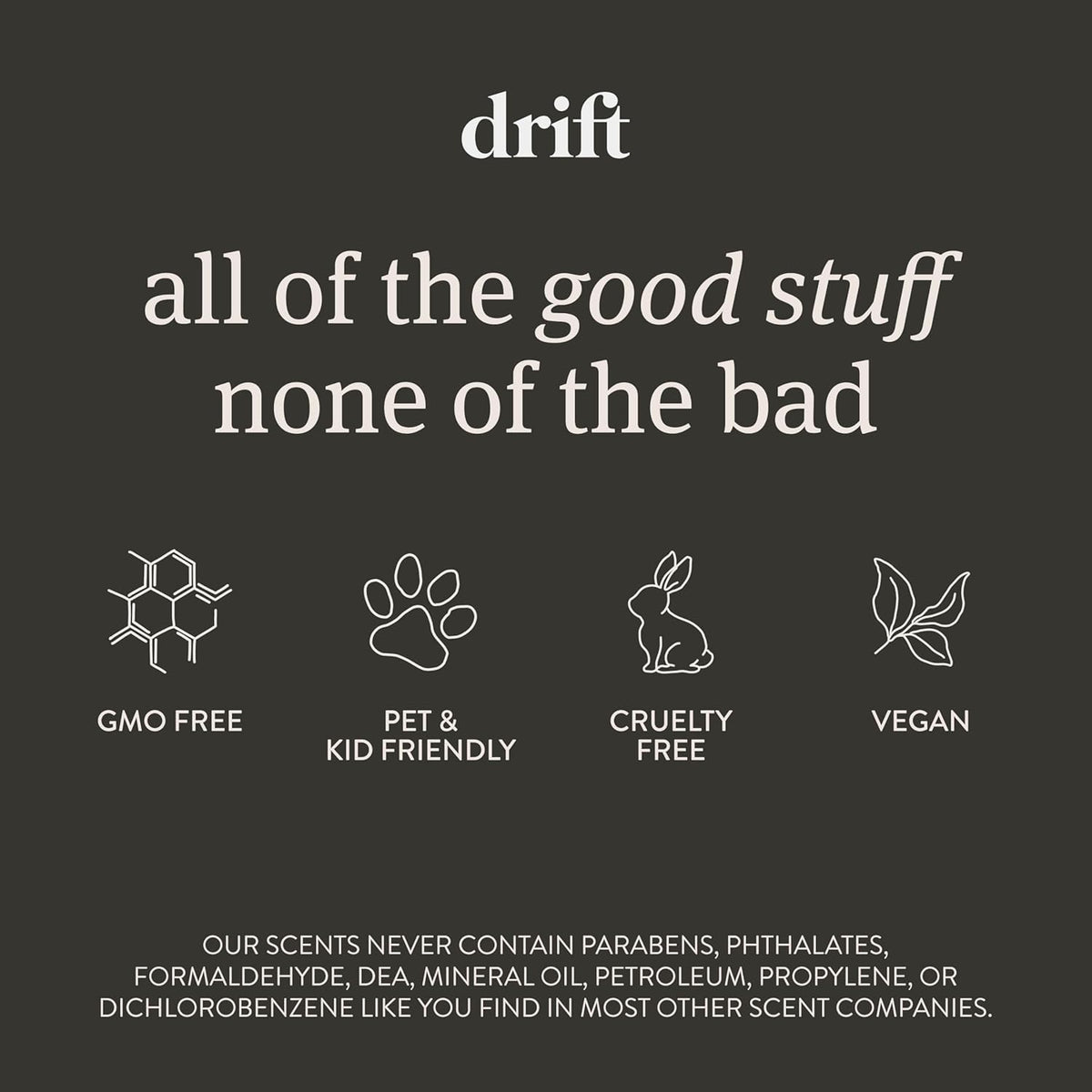 Drift Car Air Freshener - Wood Fragrance - Automotive Odor Eliminator - Car Fresheners Long Lasting - Variety 3 Pack - CLIP INCLUDED