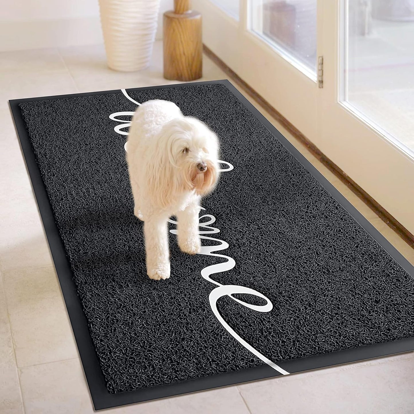 EARTHALL Funny Welcome Mats Outside/Inside 48"x32", Front Door Mat Outdoor Entrance, Indoor Outdoor Mats for Home Entrance, Funny Doormat Outside/Inside Entry, Front Porch Decor for Farmhouse