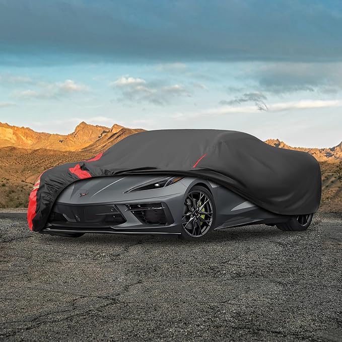 Car Cover Automobiles Waterproof All Weather for for Sports Coupe Fit Coupe Audi e-tron GT,Chvrolet Camaro/Monte Carlo,Dodge Challenger/Charger,Honda Clarity etc.(See Size Chart)