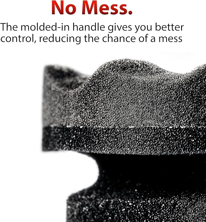 Adam's Polishes Pro Tire Hex Grip Applicator - Tire Shine Car Detailing Foam Sponge Tool | Car Cleaning Supplies After Car Wash leaner | for Vinyl Rubber & Trim Accessories | Wheel & Rim Cleaner