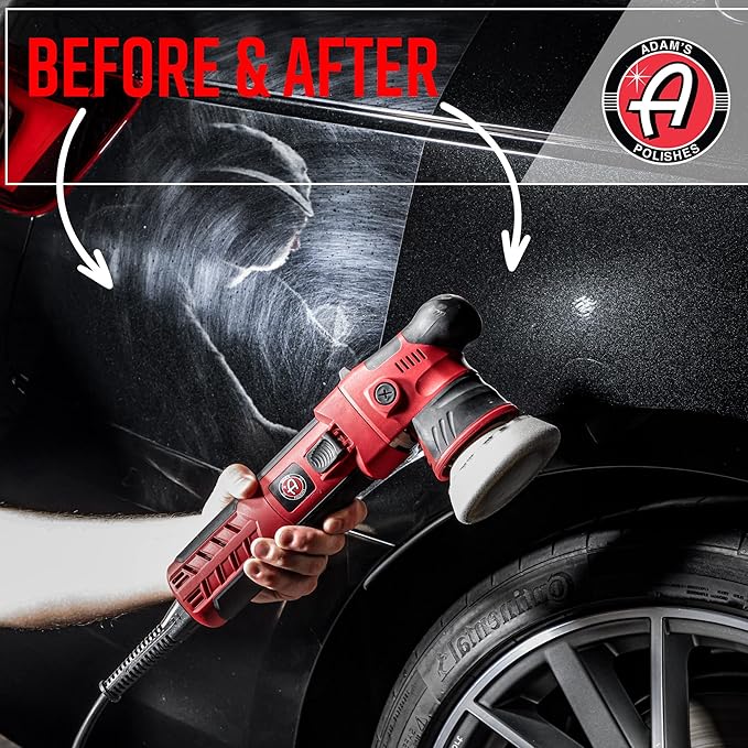 Adam's Polishes SK Pro 12mm Car Polisher - Professional Dual Action Polisher For Car Detailing - Paint Correction, Waxer Buffer DA Polisher - Variable Speed Car Polisher System