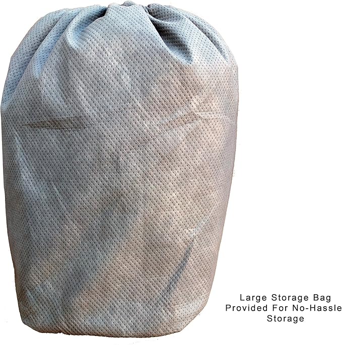 Weatherproof Outdoor Gray Color Truck Cover Compatible with 1948-1983 Ford F-Series Regular Cab ~6.5' & Shell - Outdoor & Indoor - Rain, Snow, Hail, Sun - Theft Cable Lock, Bag & Wind Straps