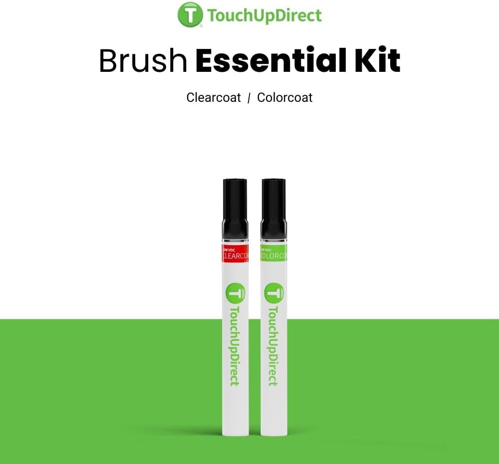 TouchUpDirect 3Q3 Dark Red/Salsa Red Pearl Compatible with Toyota Exact Match Touch Up Paint Brush - Essential Kit