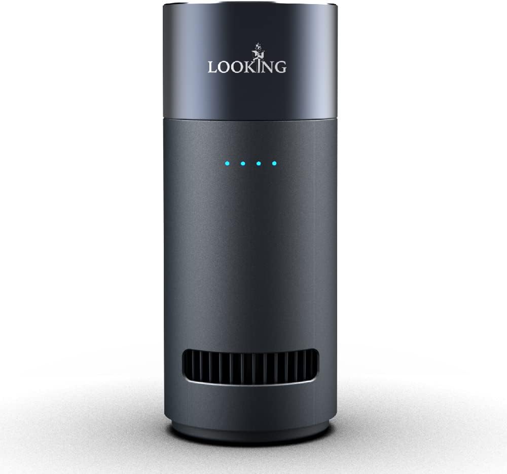 LKT Car Ozone Generator - Remove Smoke Odor from Car, Foul Smell from Bathroom, Odor Eliminator, Portable Ozone Machine, Air Purifier Deodorizer for Home, Office, Smoke, Car, Pet etc.