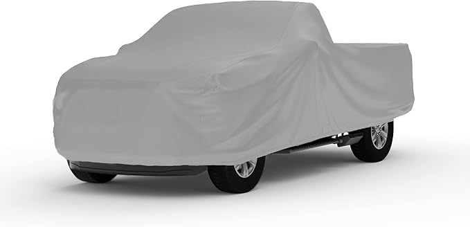 Car Covers Weatherproof Max Truck Cover & Warranty Compatible with Ford 1974-1989 F-100 Extended Cab, 8– Outdoor Cover, Prevents Theft with Cable Lock