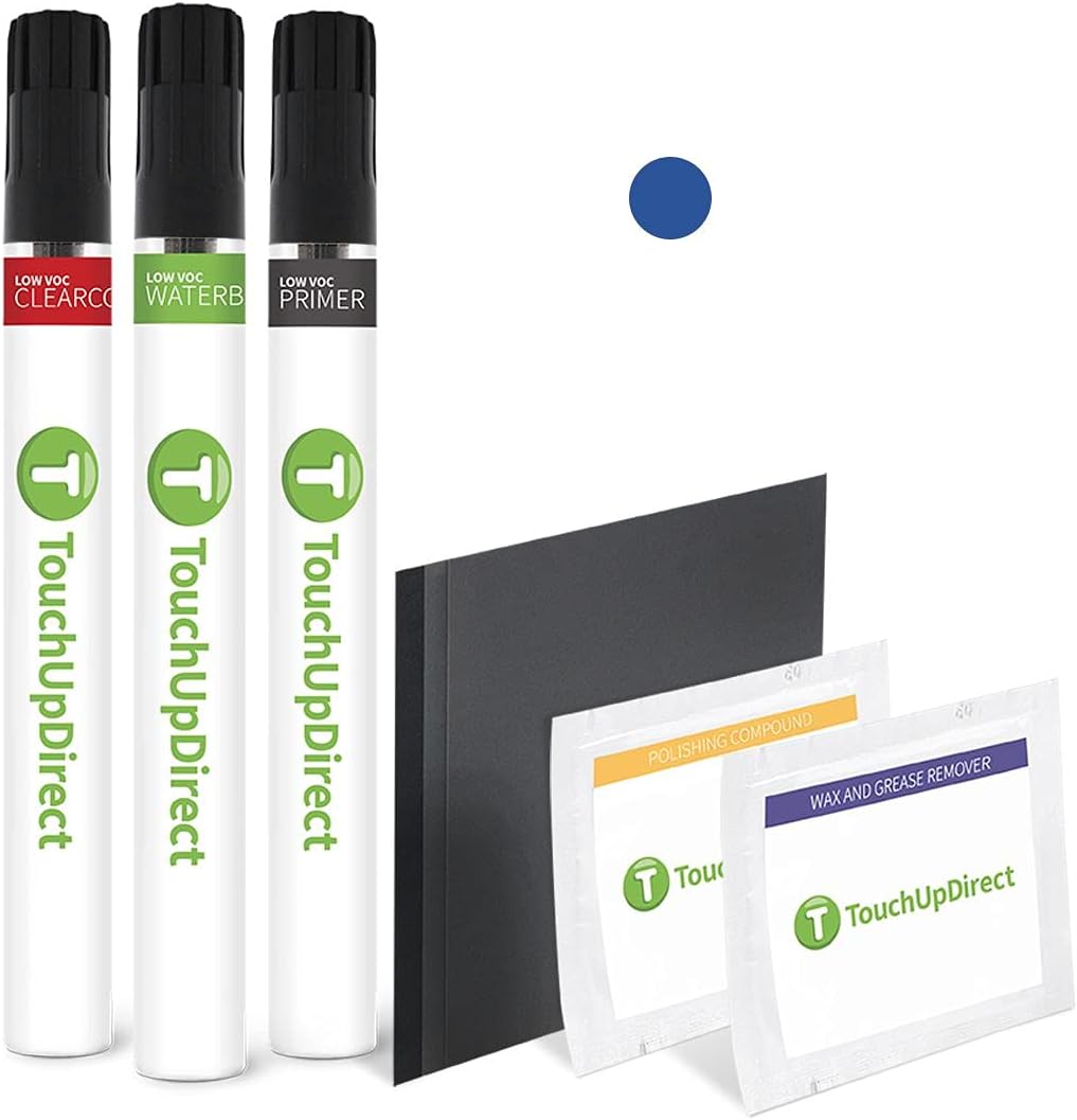 TouchUpDirect D09 Refraction Compatible with Toyota Exact Match Touch Up Paint Brush - Platinum Kit
