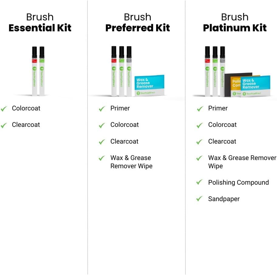 TouchUpDirect 4Z2 Mudbath Compatible with Toyota Exact Match Touch Up Paint Brush - Essential Kit
