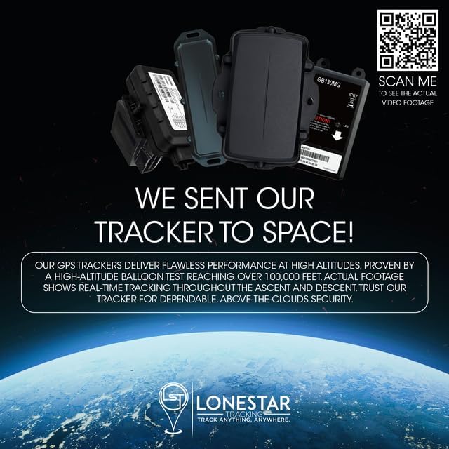 LoneStar Tracking Hidden GPS Tracker Device Yabby3 – 4G/5G Weatherproof Car, Trailer, Vehicle & Asset Tracking, Anti-Theft Satellite Tracking, Real-Time Location & Security(Low Cost Subscription Plan)