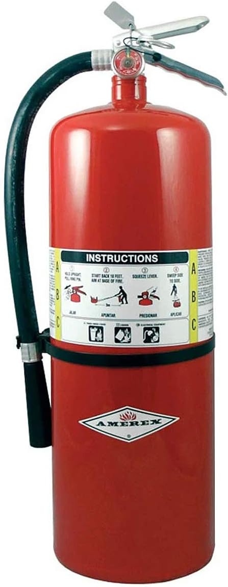 Amerex A411, 20lb ABC Dry Chemical Class A B C Fire Extinguisher