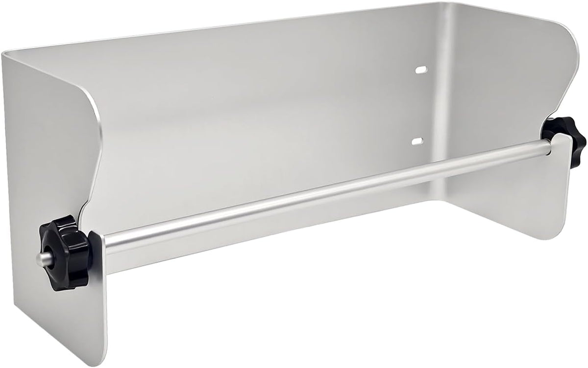 G-Sunny Garage Paper Towel Holder,Aluminum Wall-Mount Paper Towel Holder for Enclosed Trailer,Shop,Garage,Storage,5th Wheel,RV (Silver)