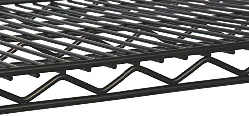 Omega 24" Deep x 24" Wide x 74" High 3 Tier Black Starter Shelving Unit