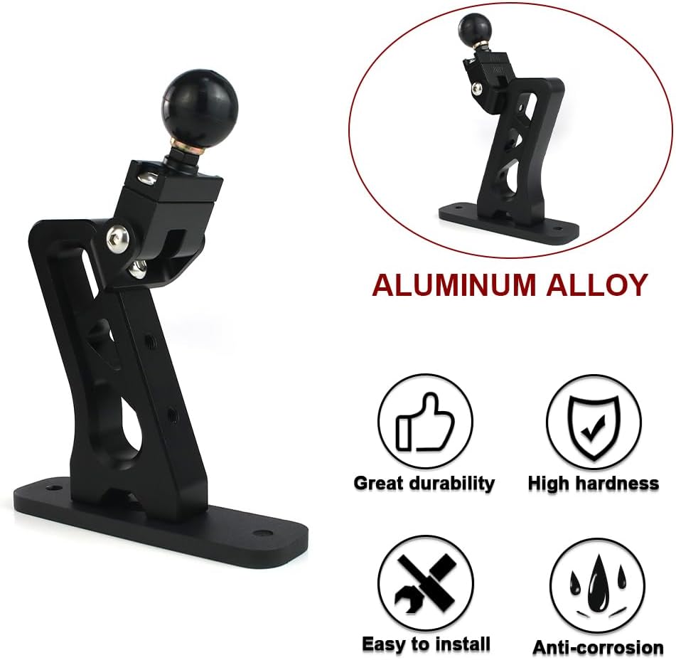 GPS Mount Bracket Fit for 2015-2024 Slingshot Base/GT LE/S/SL/SL LE/SLR/SLR LE/R/R LE, Compatible with RAM Ball Navigator Bracket