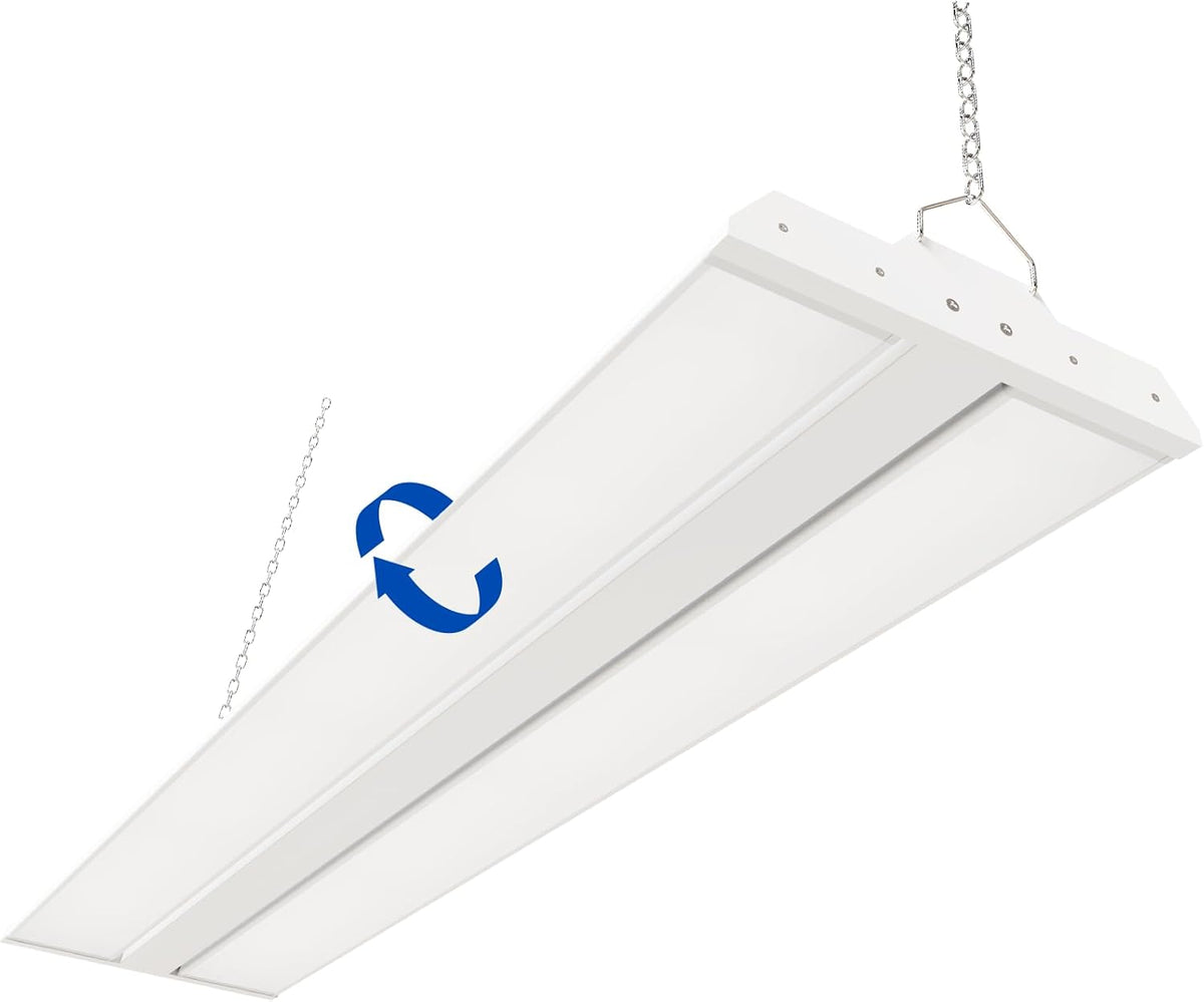 JTT 300/240/200W LED Linear High Bay Light, 45000LM Linear High Bay Shop Light Commercial 120-277V, 4/5000K Lights Shop Workshop Store Commercial Supermarket Warehouse Basement, 1-Pack ETL