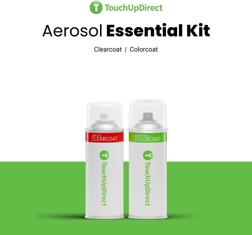 TouchUpDirect 1K9 Coastal Gray Metallic Compatible with Toyota Exact Match Touch Up Paint Aerosol - Essential Kit