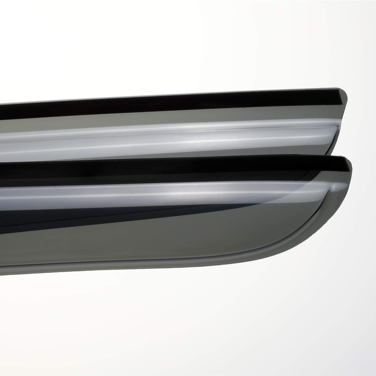 4pcs Shatterproof Rainproof Side Window Wind Vent Deflectors for 95-04 Tacoma Access/Extended Cab,Tape-on Rain Guards Set,Window Visors Compatible with 1995-2004 Toyota Tacoma 94948
