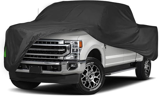 Proadsy 2025 Upgrade Car Cover for 2017-2025 Ford Super Duty F-250 Regular Cab 8 ft Bed All-Weather Windproof Waterproof UV Protection Defense Against Rain Snow Dust Sun Outdoor Truck Cover