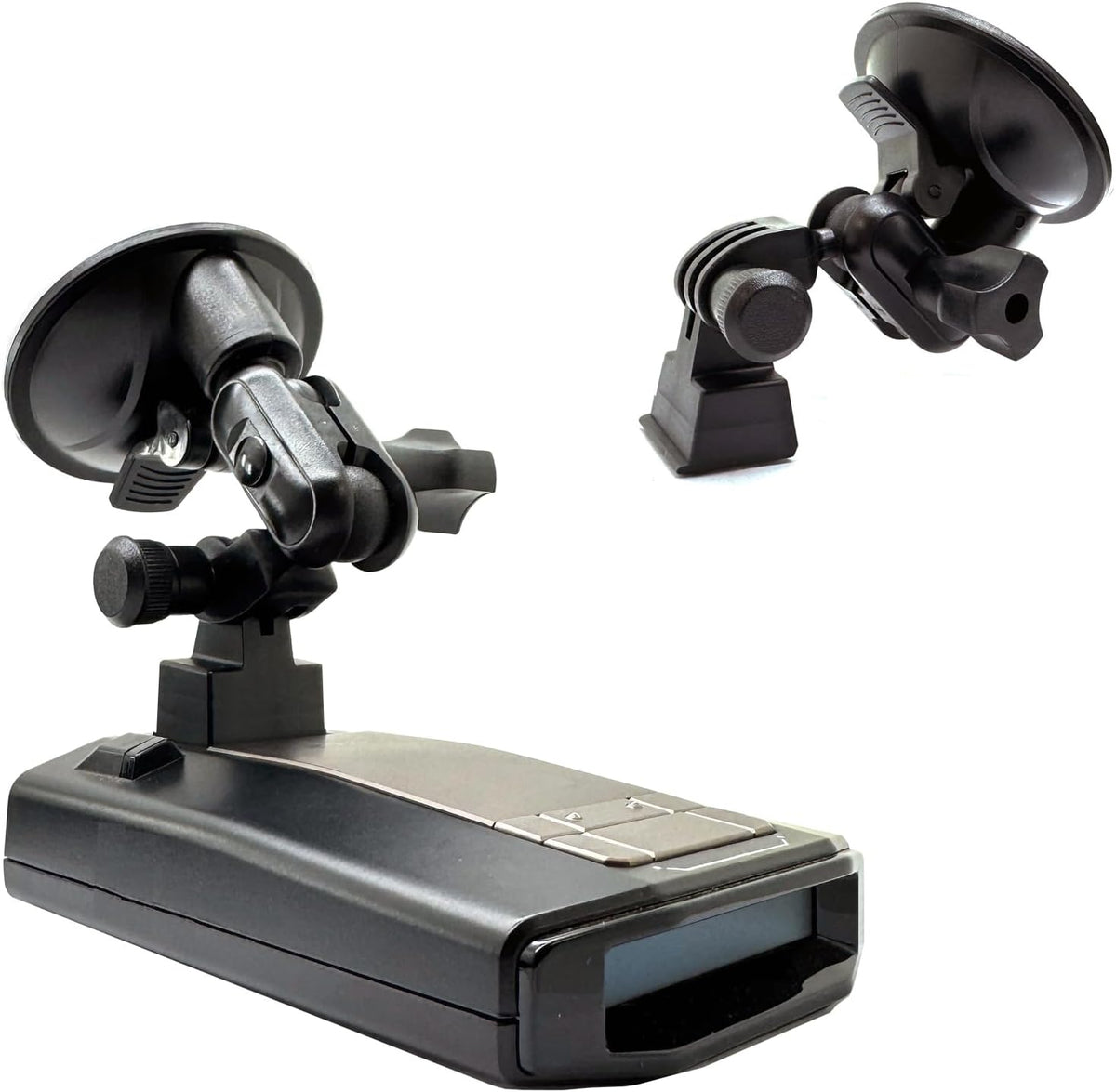 ChargerCity Replacement Windshield Suction Mount w/Magnetic Dock Cradle for RAD 700i Dual Pro 360 & Road Scout Radar Detectors (EZ Magnet Connection)
