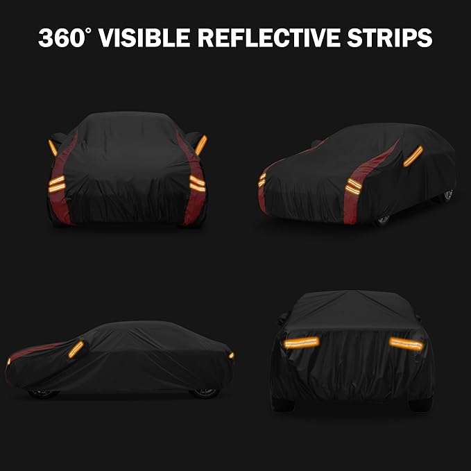 Car Cover Automobiles Waterproof All Weather for for Sports Coupe,Universal Fit Audi TT, BMW Z4, Porsche 718 Boxster Cayman, Nissan 350Z/370Z, Subaru BRZ, Mazda RX-7 etc(See Size Chart)