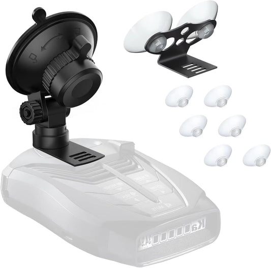 Radar Detector Mount,Car Radar Mounting Bracket Suction Cup Holder,Windshield and Dashboard Radar Detector Suction Mount,for Cobra Escort Beltronics,Easy to Install