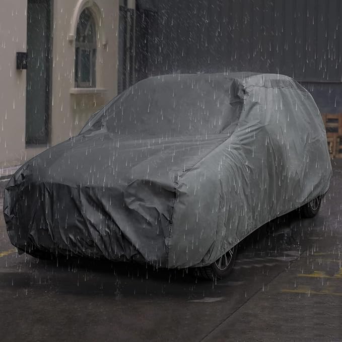 XCAR Ultra Light Waterproof SUV Car Cover for Automobiles All Weather Protection, Windproof & Breathable, Fits Cars Up to 206"