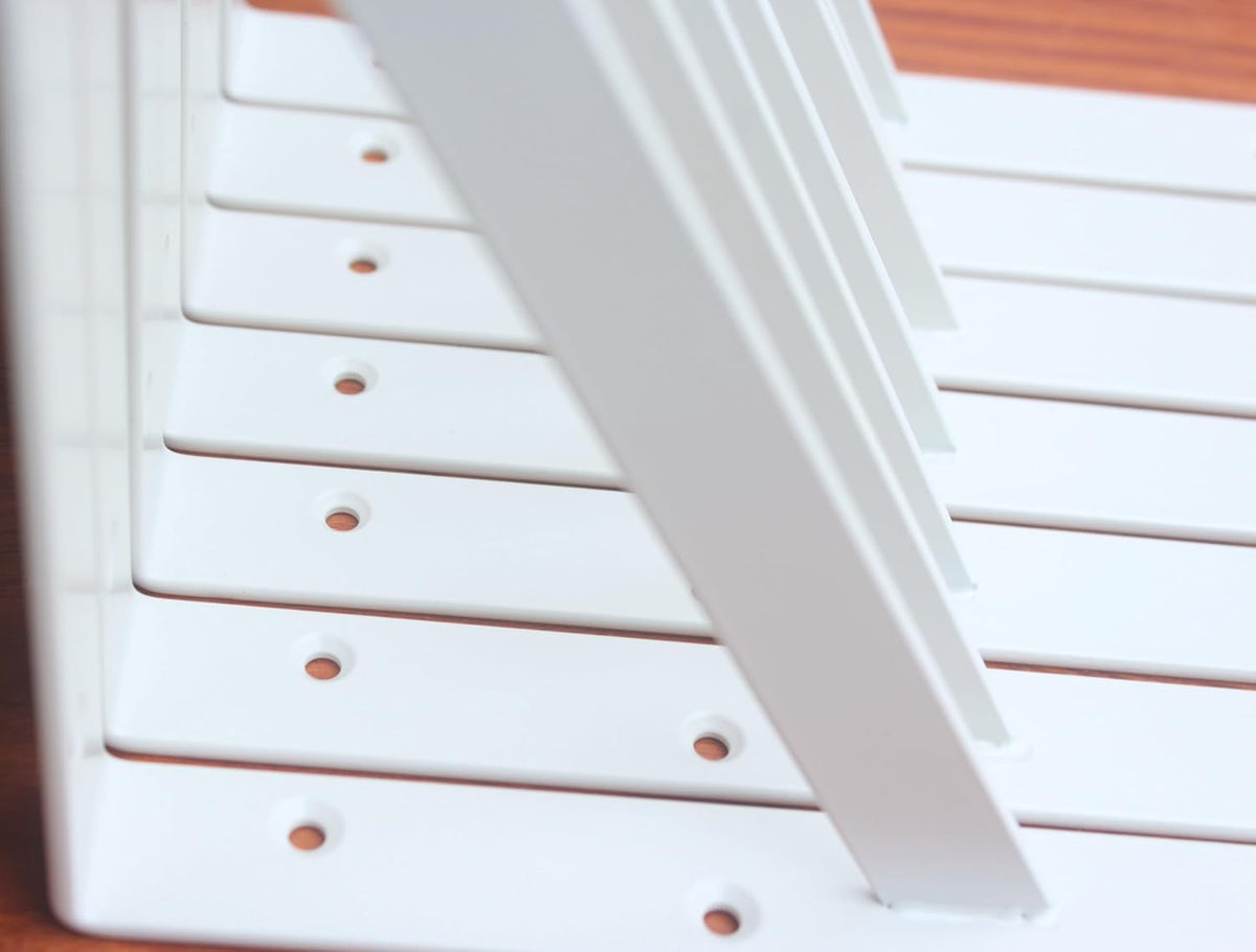 8 Pack L10 x H 8" White Heavy Duty Shelf Brackets with Screws Metal Shelf Brackets Shelf Support Angle Brackets for Shelves L Brackets Heavy Duty Floating Shelf