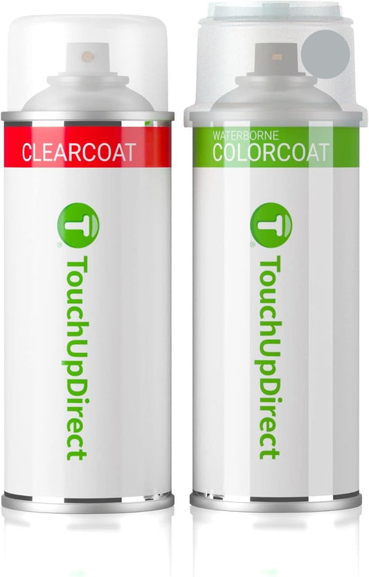 TouchUpDirect 1J9 Celestial Silver Metallic Compatible with Toyota Exact Match Touch Up Paint Aerosol - Essential Kit