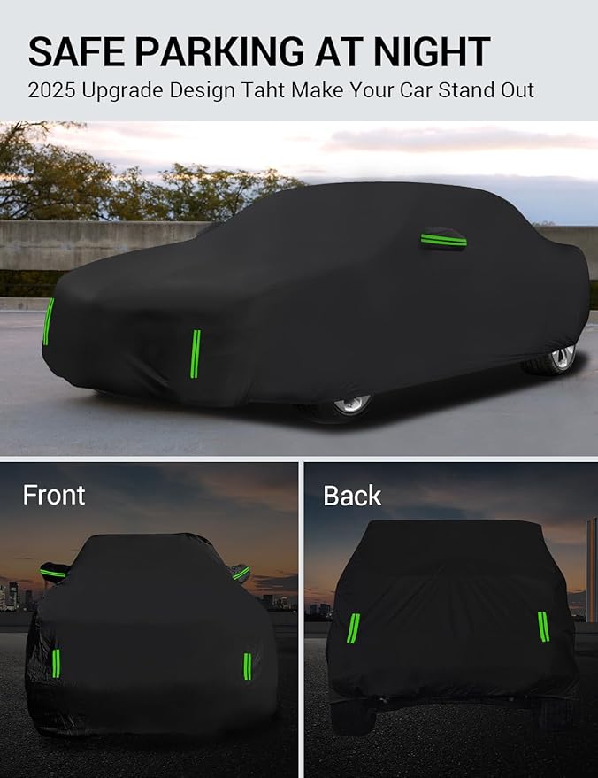 Proadsy 2025 Upgrade Car Cover Custom Fit for Toyota 4Runner 2010-2025, All Weather Waterproof Windproof Cover Sun Rain UV Snow Dust Protection Outdoor Full Exterior Cover
