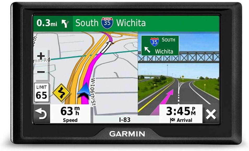 Garmin Drive 52, GPS Navigator with 5-inch Display, Simple On-Screen Menus and Easy-to-See Maps (Renewed)