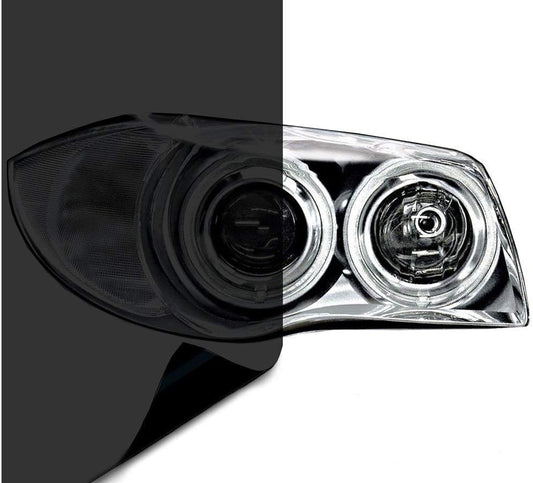 VViViD Air-Tint Headlight/Tail Light Window Tint (12" x 48", Dark Black)