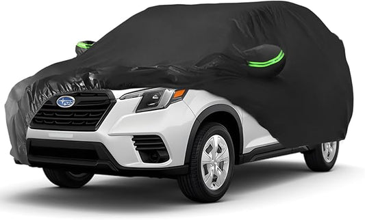 Proadsy 2025 Upgrade Car Cover Compatible with Subaru Forester 2019-2024 2025 Windproof All Weather Waterproof Sun Rain UV Dust Snow Protection Outdoor Covers
