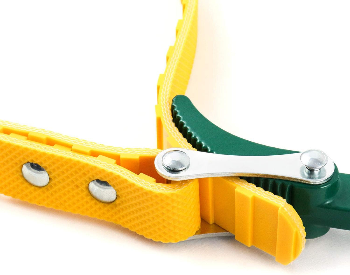 QWORK® Belt Strap Wrench 12", Adjustable Strap Oil Filter Strap Opener Wrench with 26" Capacity Adjustable Strap
