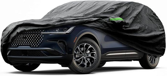 Proadsy 2025 Upgrade Car Cover Custom Fit for Lincoln Nautilus 2024 2025, Waterproof All Weather for Automobiles, Full Exterior Cover Rain Snow Sun Protector Indoor Outdoor Car Cover