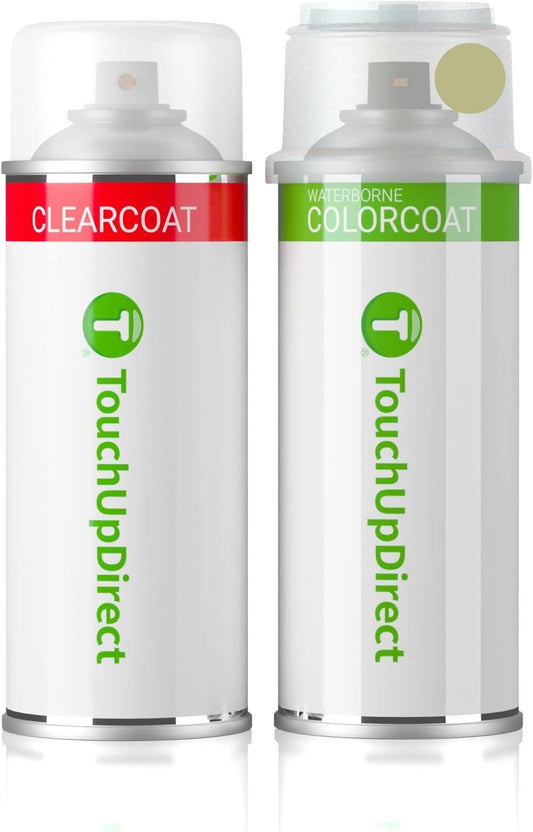 TouchUpDirect 4T8 Sandy Beach Metallic Compatible with Toyota Exact Match Touch Up Paint Aerosol - Essential Kit