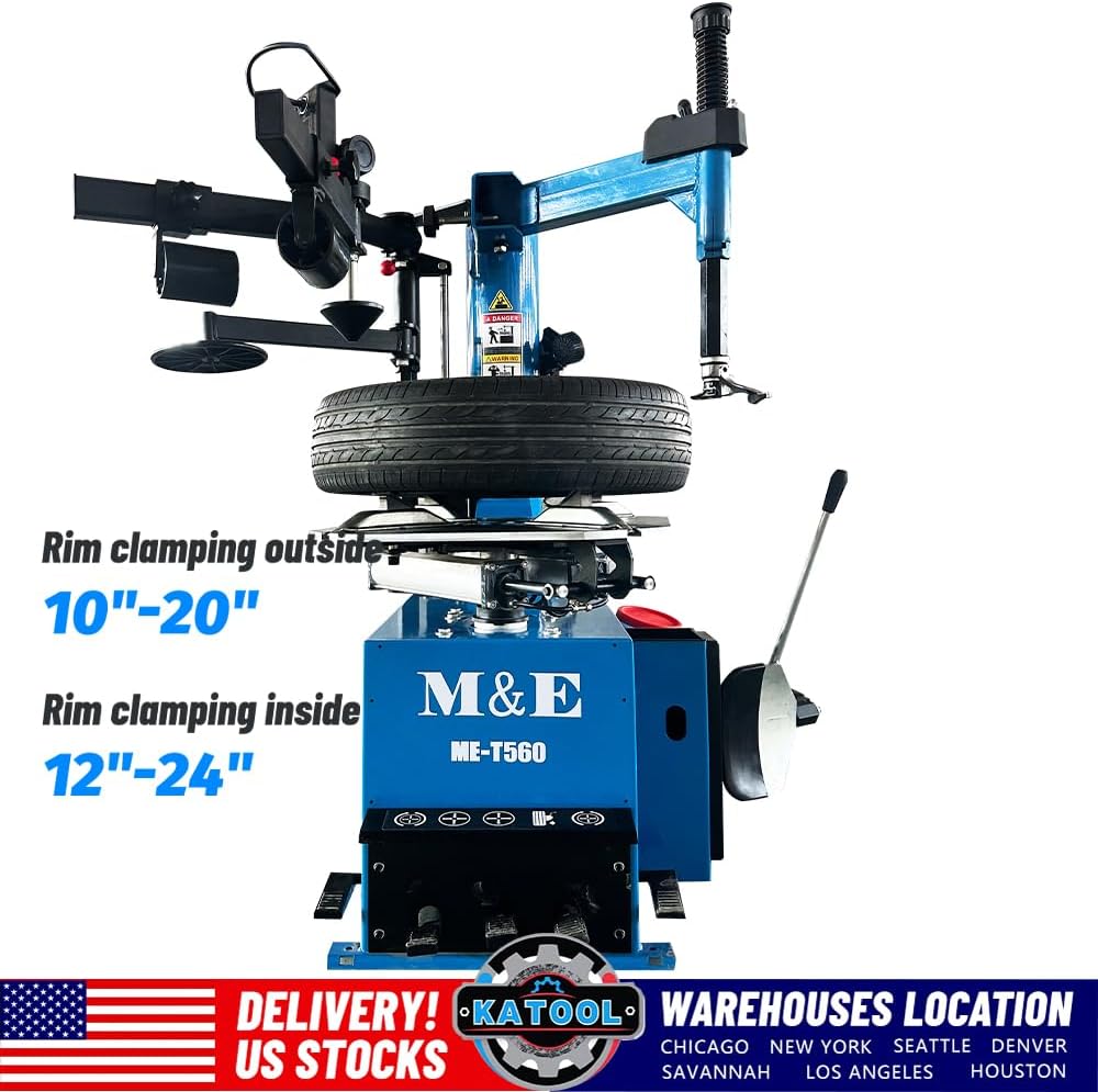 ME Tire Changer Machine Combo with Bead Blaster+Assist Arm Tire Machine and Balancer Machine Combo Tire Changer Wheel Changers