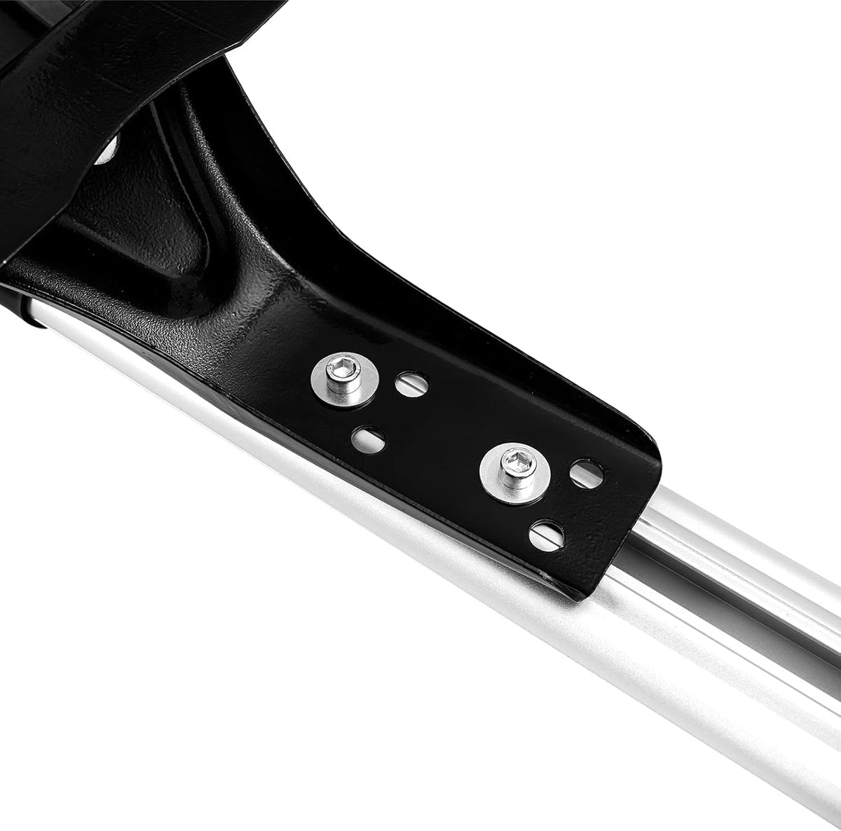 50" Universal Rooftop Crossbars,Adjustable Locking Luggage Crossbars Compatible for Car Pickups Without Any Types of Side Rails
