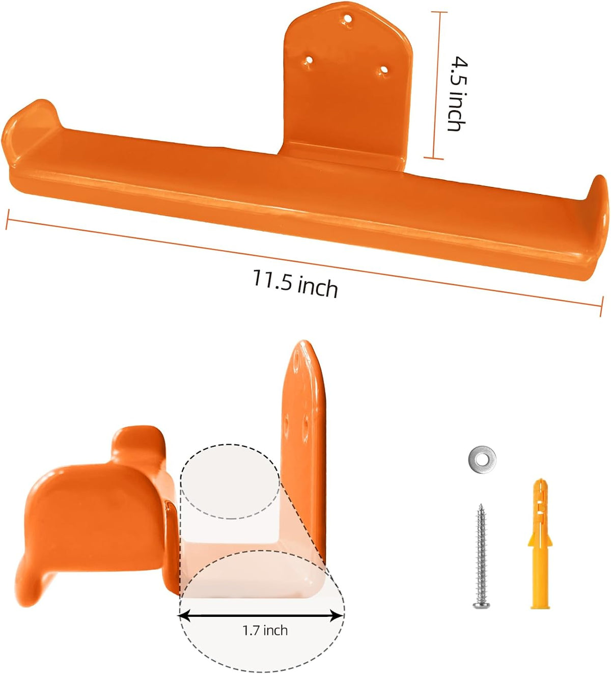 Backpack Leaf Blower Hanger, 1 Pack Backpack Sprayer Wall Mount, Heary Duty Chainsaw Wall Mount Stand Accessories Garage Organization Storage