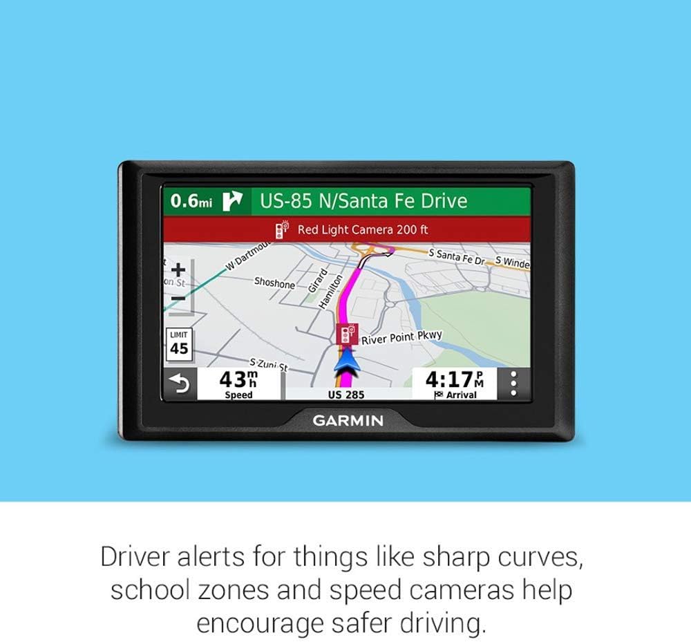 Garmin Drive 52, GPS Navigator with 5-inch Display, Simple On-Screen Menus and Easy-to-See Maps (Renewed)