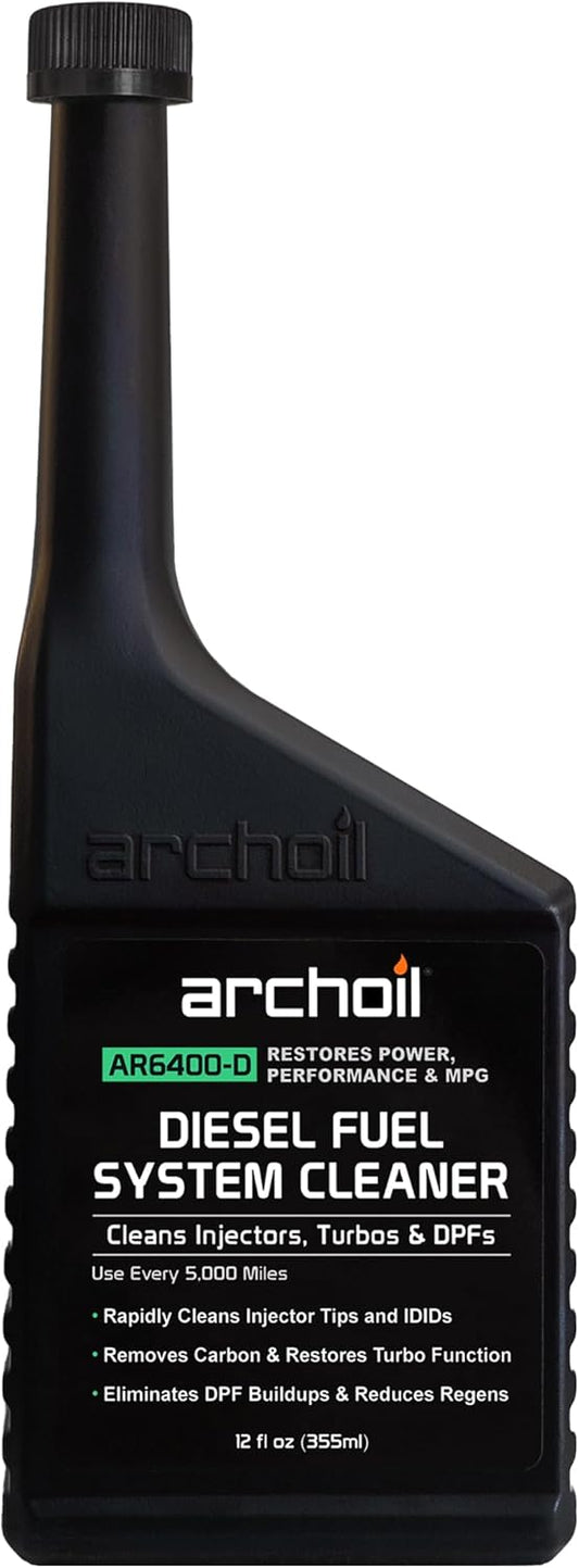 Archoil AR6400-D Diesel Fuel System Cleaner - Cleans Injectors, Turbo, DPF & EGR