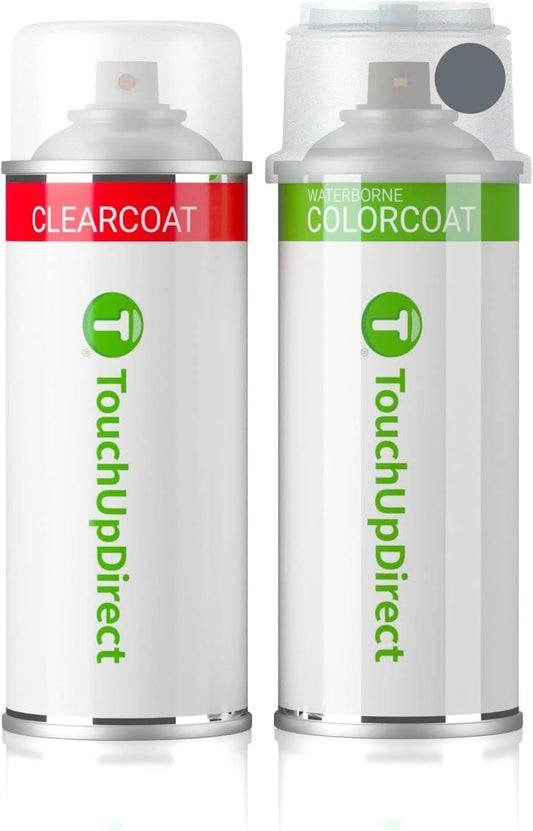 TouchUpDirect 1F9 Slate Metallic Compatible with Toyota Exact Match Touch Up Paint Aerosol - Essential Kit