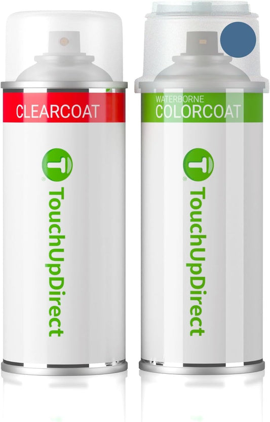 TouchUpDirect 1L6 Storm Cloud Compatible with Toyota Exact Match Touch Up Paint Aerosol - Essential Kit