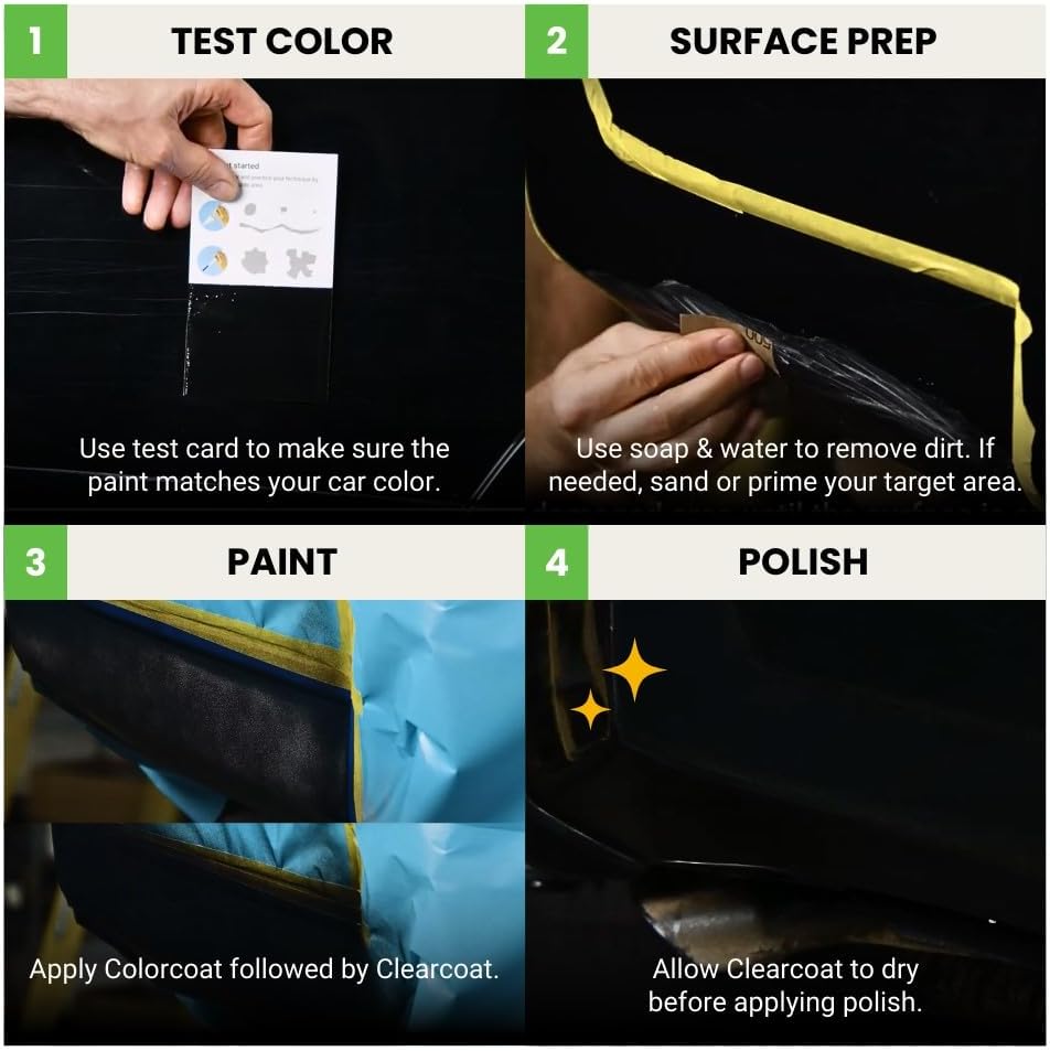 TouchUpDirect 1H1 Gray/Predawn Gray Metallic Compatible with Toyota Exact Match Touch Up Paint Aerosol - Platinum Kit