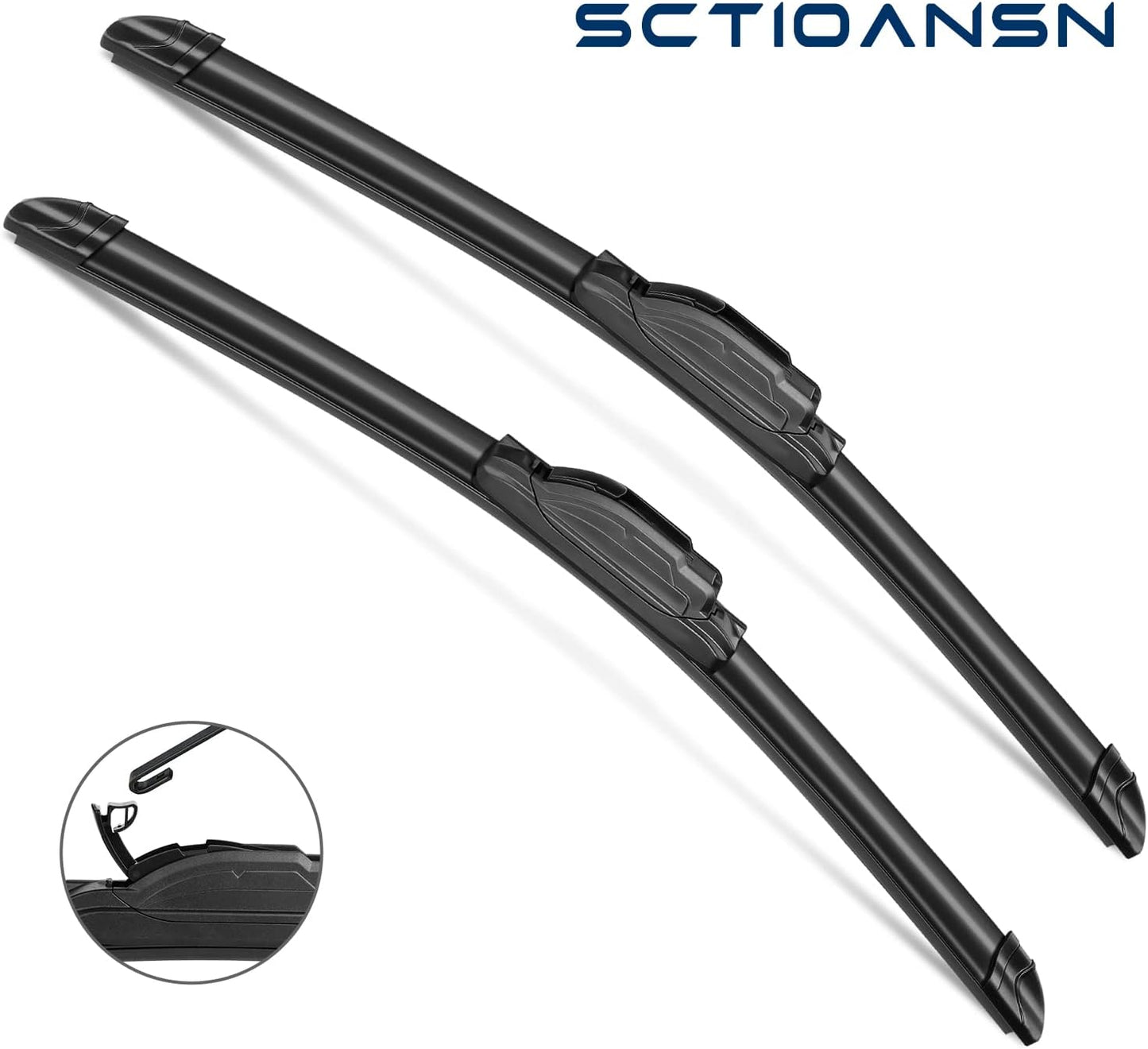 3Pcs Windshield Wiper Blades for Toyota Prius 2004 2005 2006 2007 2008 2009, Original Equipment Automotive Replacement Windshield Wiper Blades for My Car- 26"/18"/16" (Pack of 3) J- HOOK