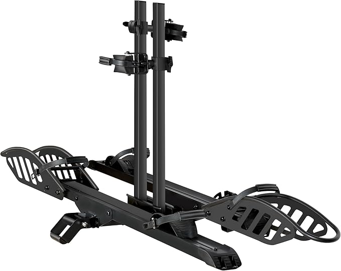 E-Bike Rack Hitch Mount Platform Style for Cars Trucks SUVs Minivans RV, fits E-Bike with Up to 5-inch Fat Tire Carrier Rack 200 lbs Capacity
